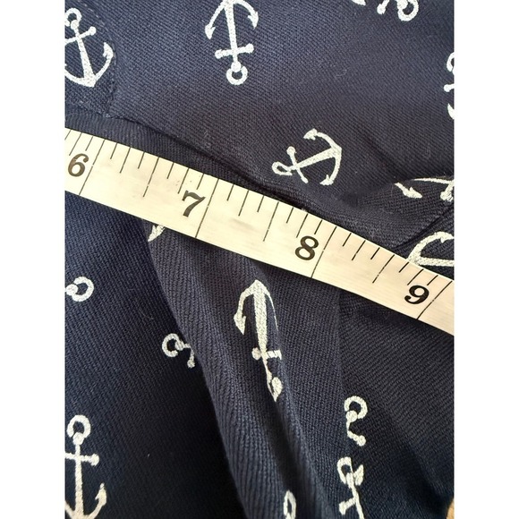 Old Navy Anchor Navy The Diva Ankle Trouser Pants Size 8 Navy White NWT - Picture 7 of 9